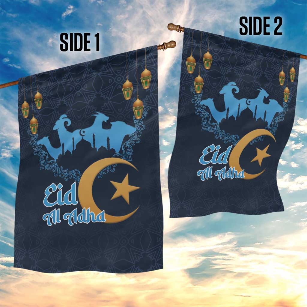 Happy Eid Al-Adha Garden Flag Algeria Mubarak LT15