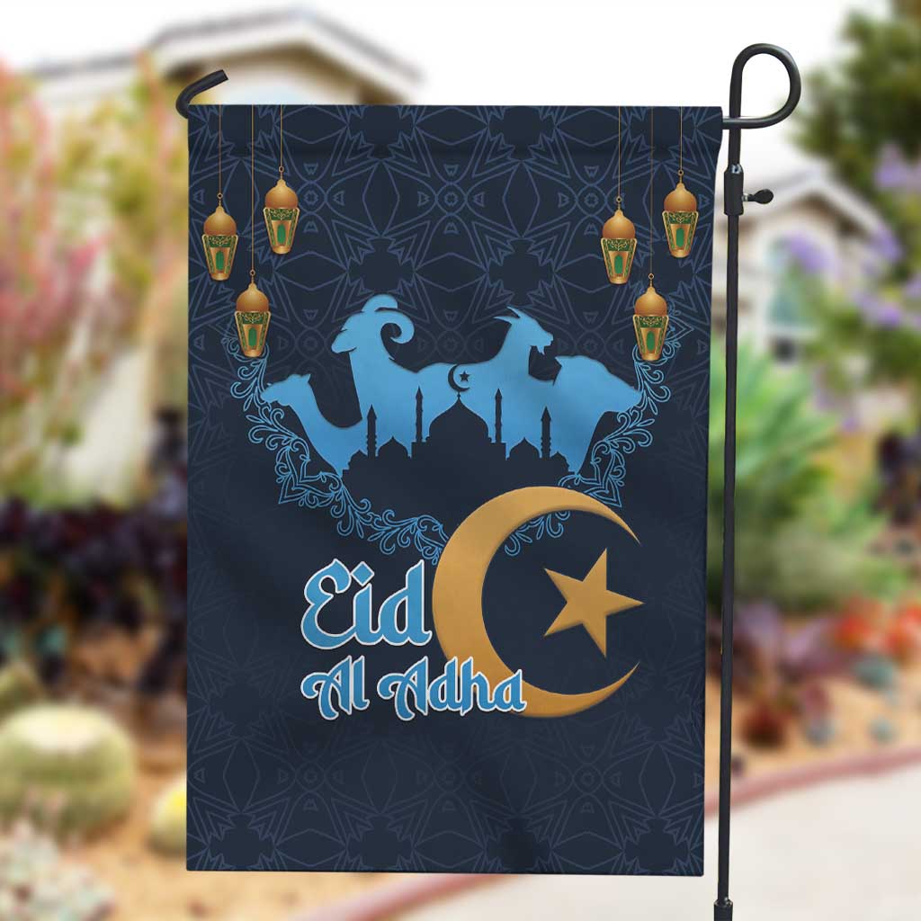 Happy Eid Al-Adha Garden Flag Algeria Mubarak LT15