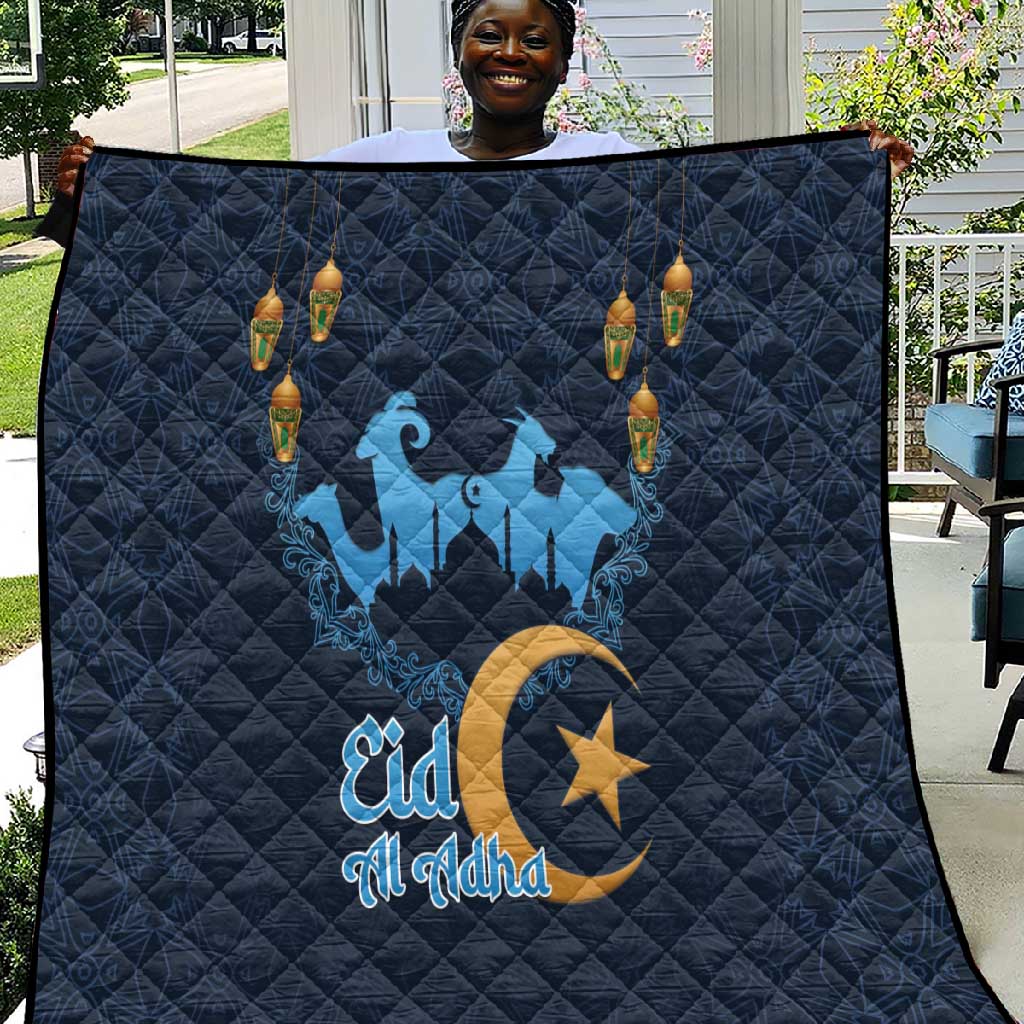 Happy Eid Al-Adha Quilt Algeria Mubarak LT15