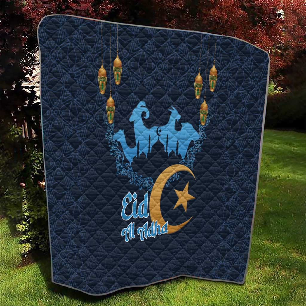 Happy Eid Al-Adha Quilt Algeria Mubarak LT15