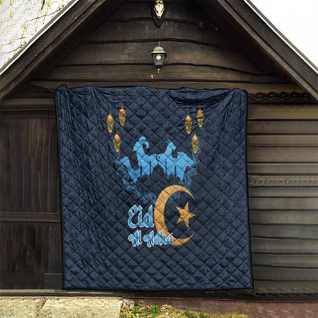 Happy Eid Al-Adha Quilt Algeria Mubarak LT15