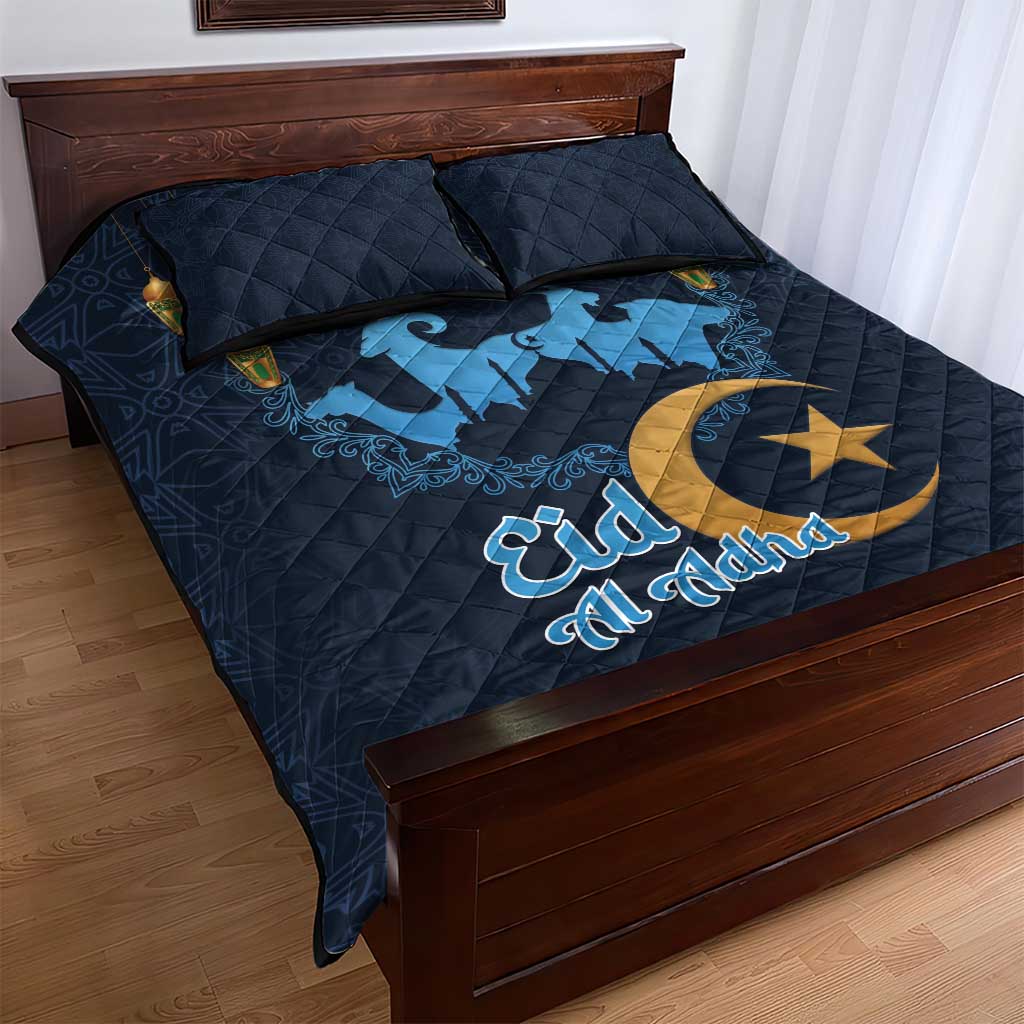 Happy Eid Al-Adha Quilt Bed Set Algeria Mubarak LT15