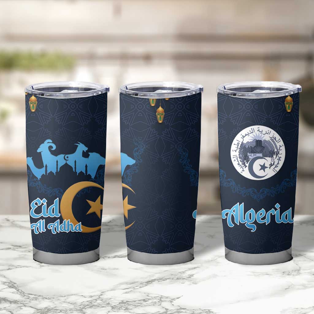 Happy Eid Al-Adha Tumbler Cup Algeria Mubarak LT15