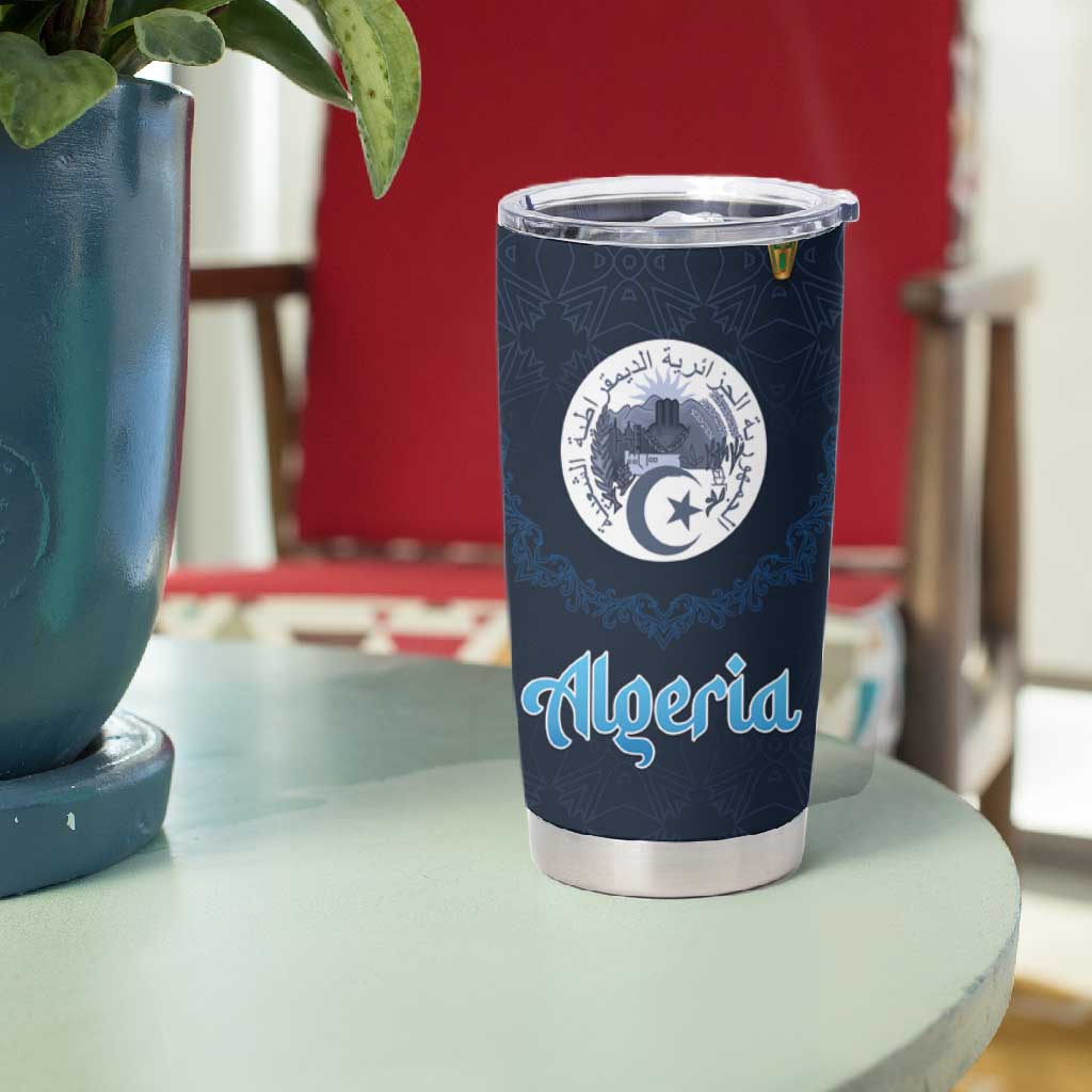 Happy Eid Al-Adha Tumbler Cup Algeria Mubarak LT15