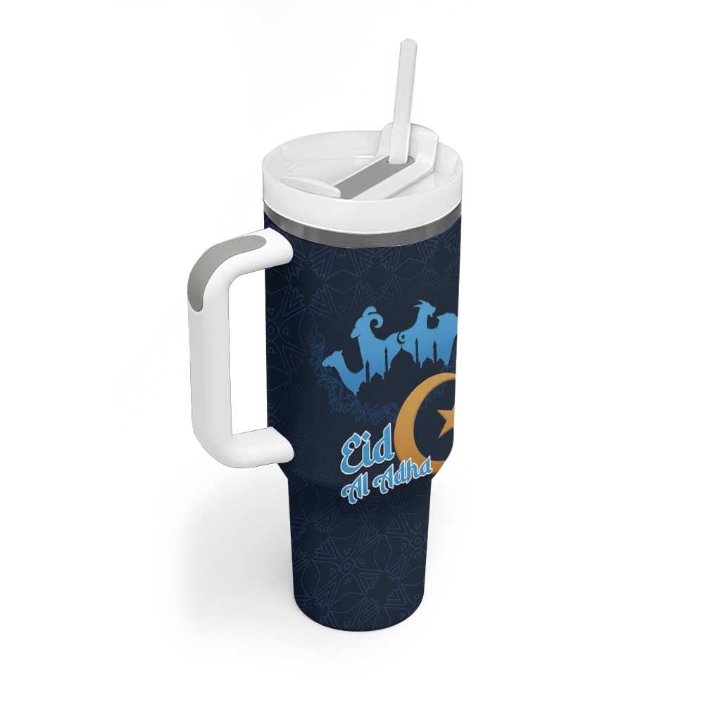Happy Eid Al-Adha Tumbler With Handle Algeria Mubarak LT15