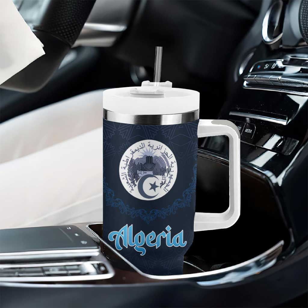 Happy Eid Al-Adha Tumbler With Handle Algeria Mubarak LT15