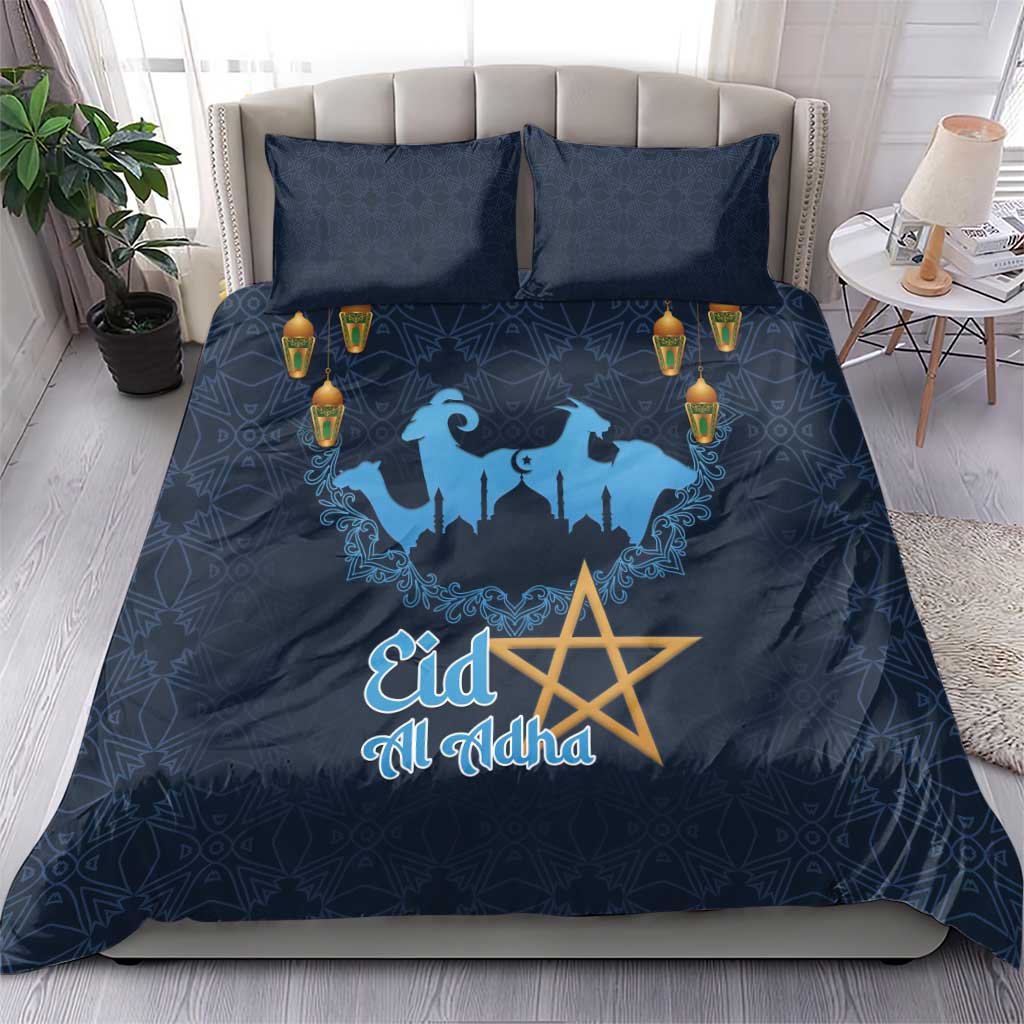 Happy Eid Al-Adha Bedding Set Morocco Mubarak LT15