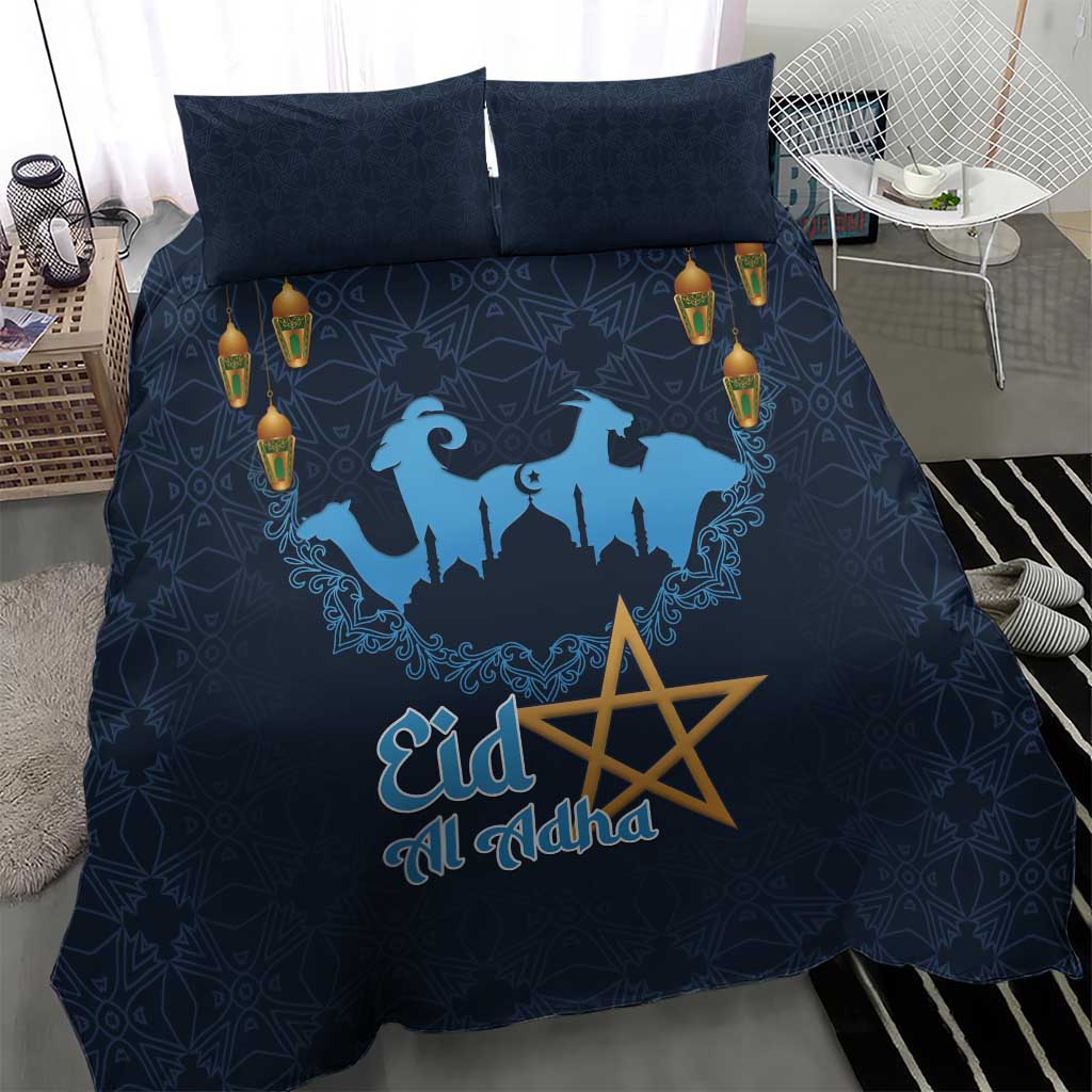 Happy Eid Al-Adha Bedding Set Morocco Mubarak LT15