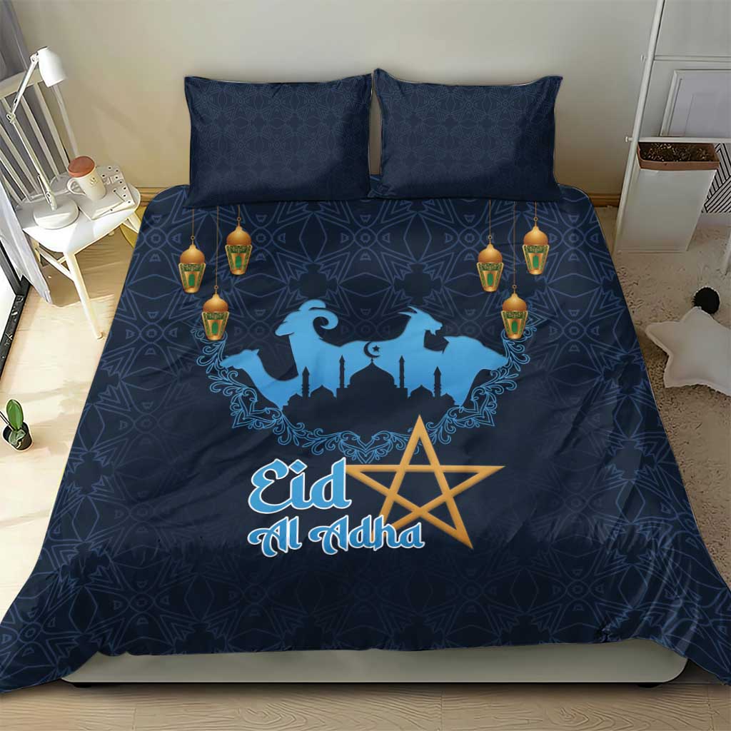 Happy Eid Al-Adha Bedding Set Morocco Mubarak LT15