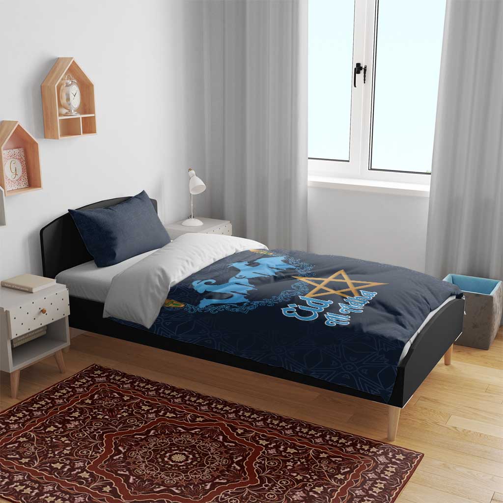 Happy Eid Al-Adha Bedding Set Morocco Mubarak LT15