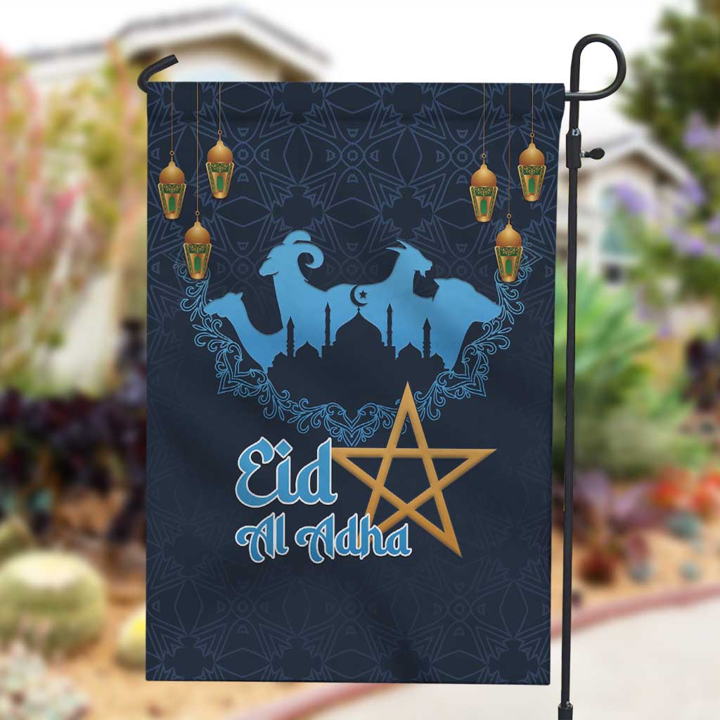 Happy Eid Al-Adha Garden Flag Morocco Mubarak LT15