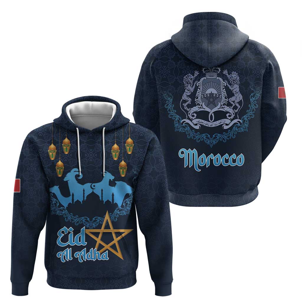 Morocco Happy Eid Mubarak Hoodie Eid Al-Adha LT15