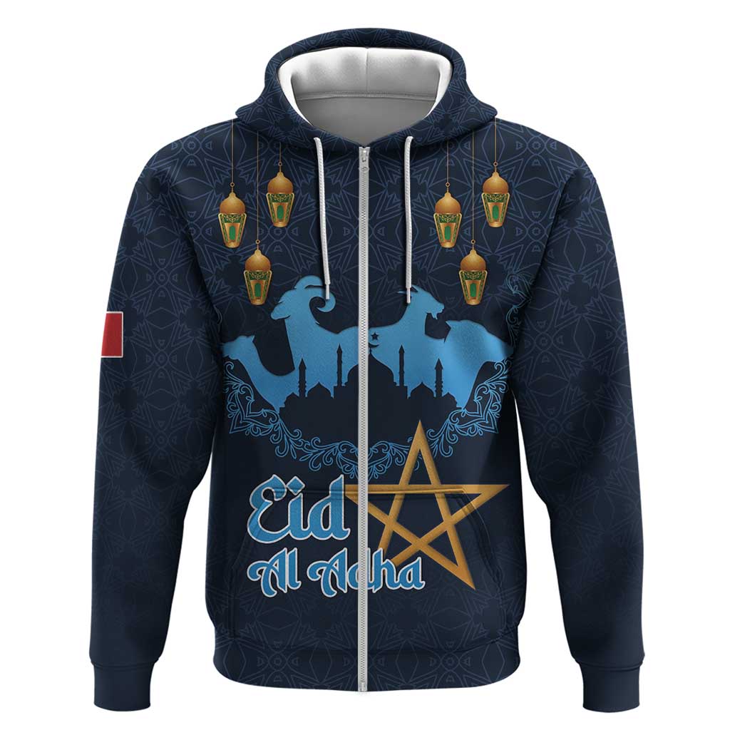 Morocco Happy Eid Mubarak Hoodie Eid Al-Adha LT15