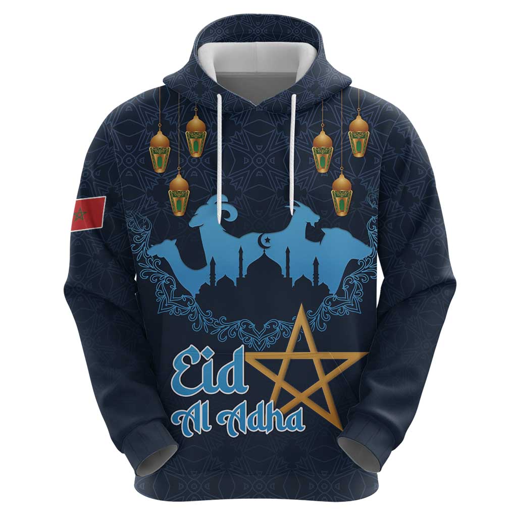 Morocco Happy Eid Mubarak Hoodie Eid Al-Adha LT15