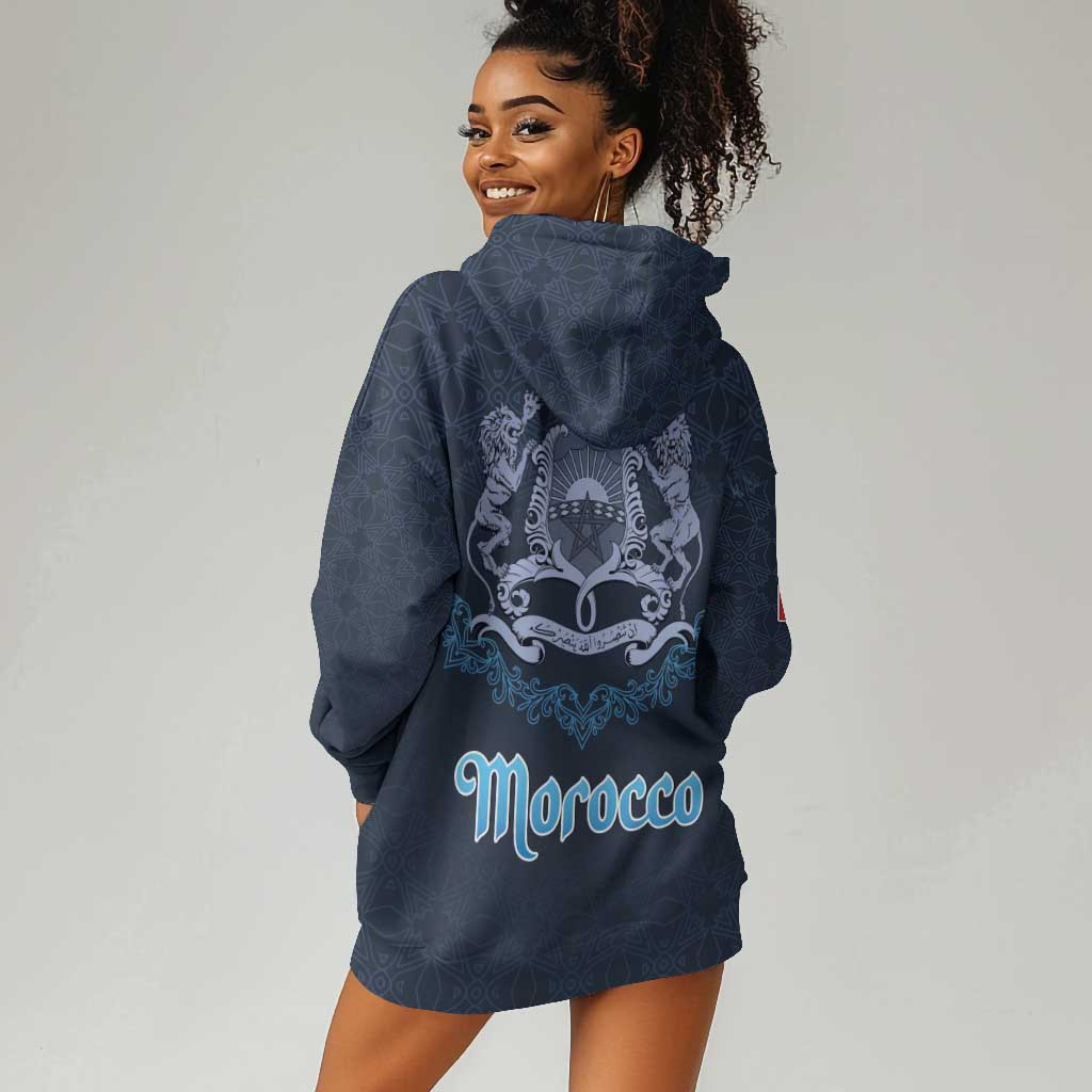 Happy Eid Al-Adha Hoodie Dress Morocco Mubarak LT15