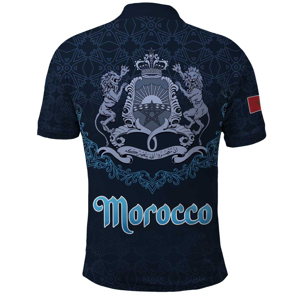 Morocco Happy Eid Mubarak Polo Shirt Eid Al-Adha LT15