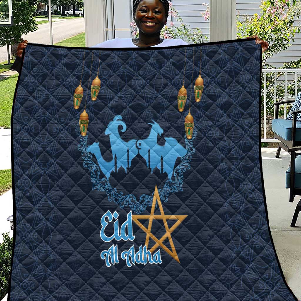 Happy Eid Al-Adha Quilt Morocco Mubarak LT15