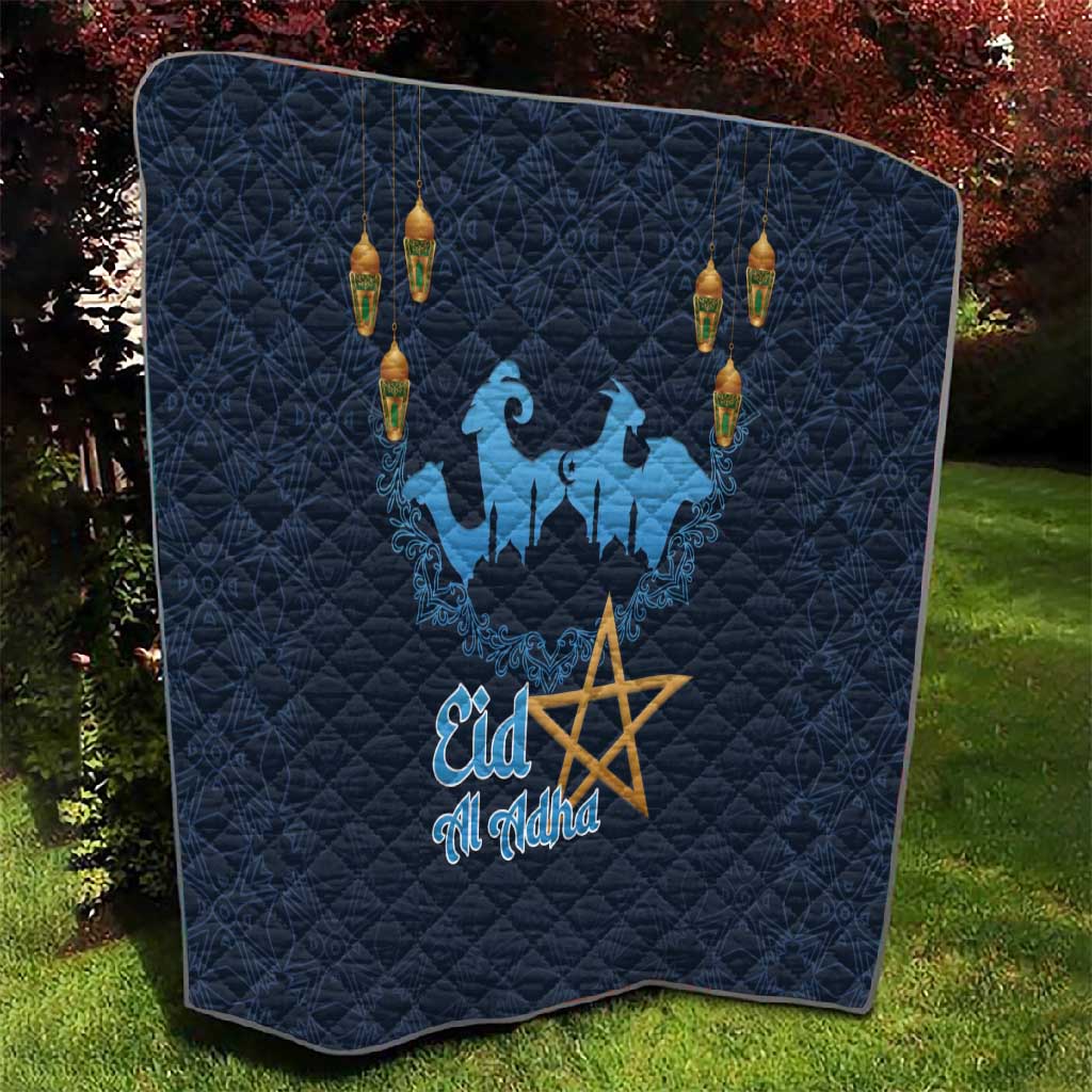 Happy Eid Al-Adha Quilt Morocco Mubarak LT15