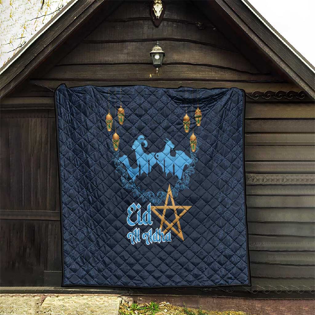Happy Eid Al-Adha Quilt Morocco Mubarak LT15