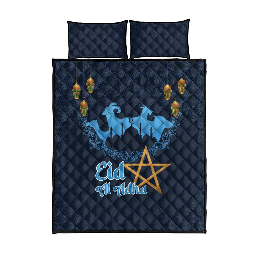 Happy Eid Al-Adha Quilt Bed Set Morocco Mubarak LT15