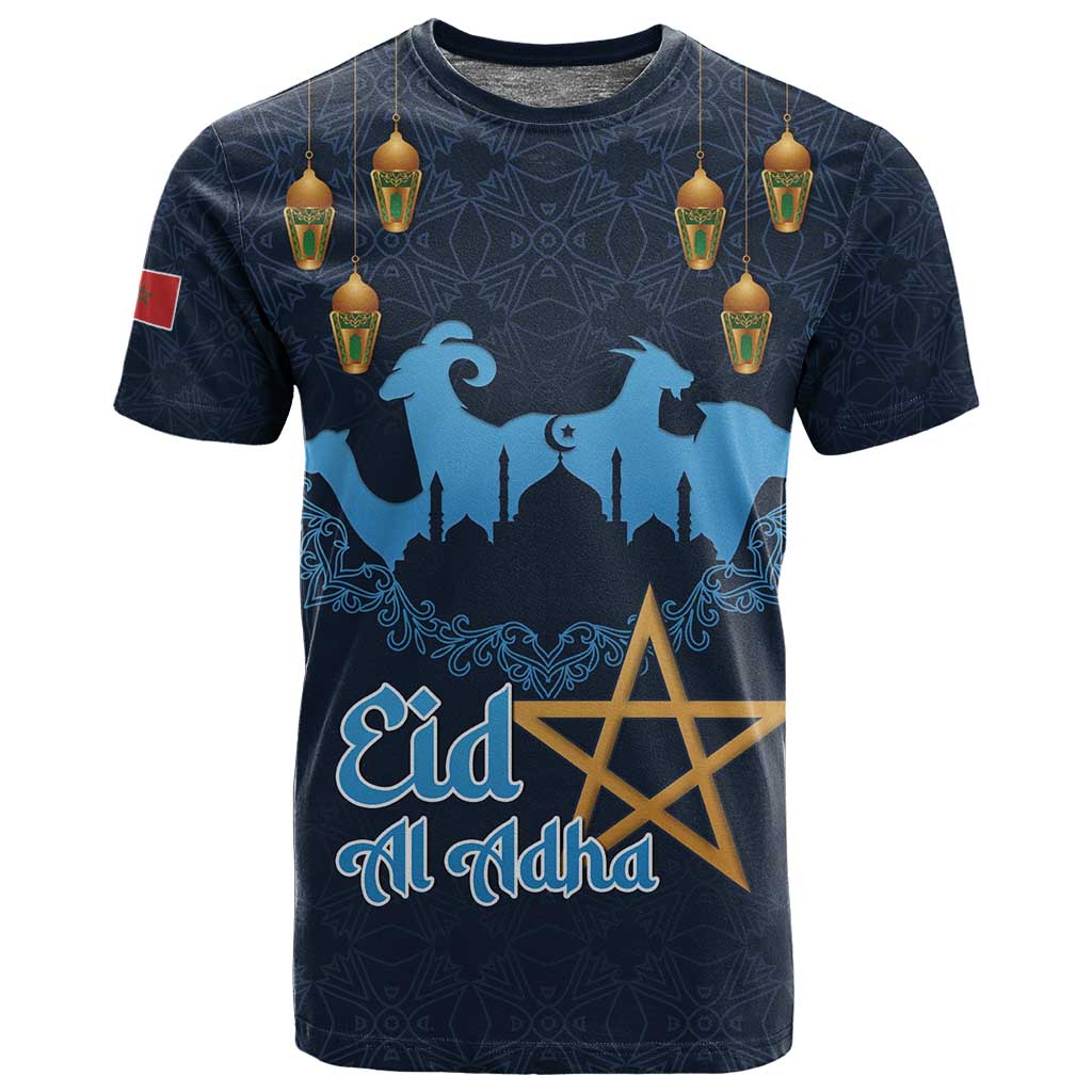 Happy Eid Al-Adha T shirt Morocco Mubarak LT15