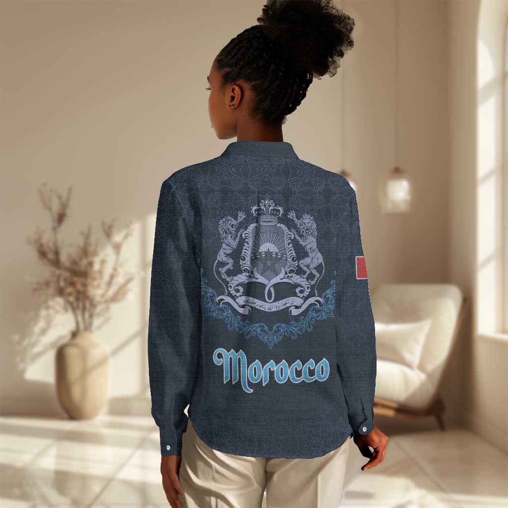 Happy Eid Al-Adha Women Casual Shirt Morocco Mubarak LT15