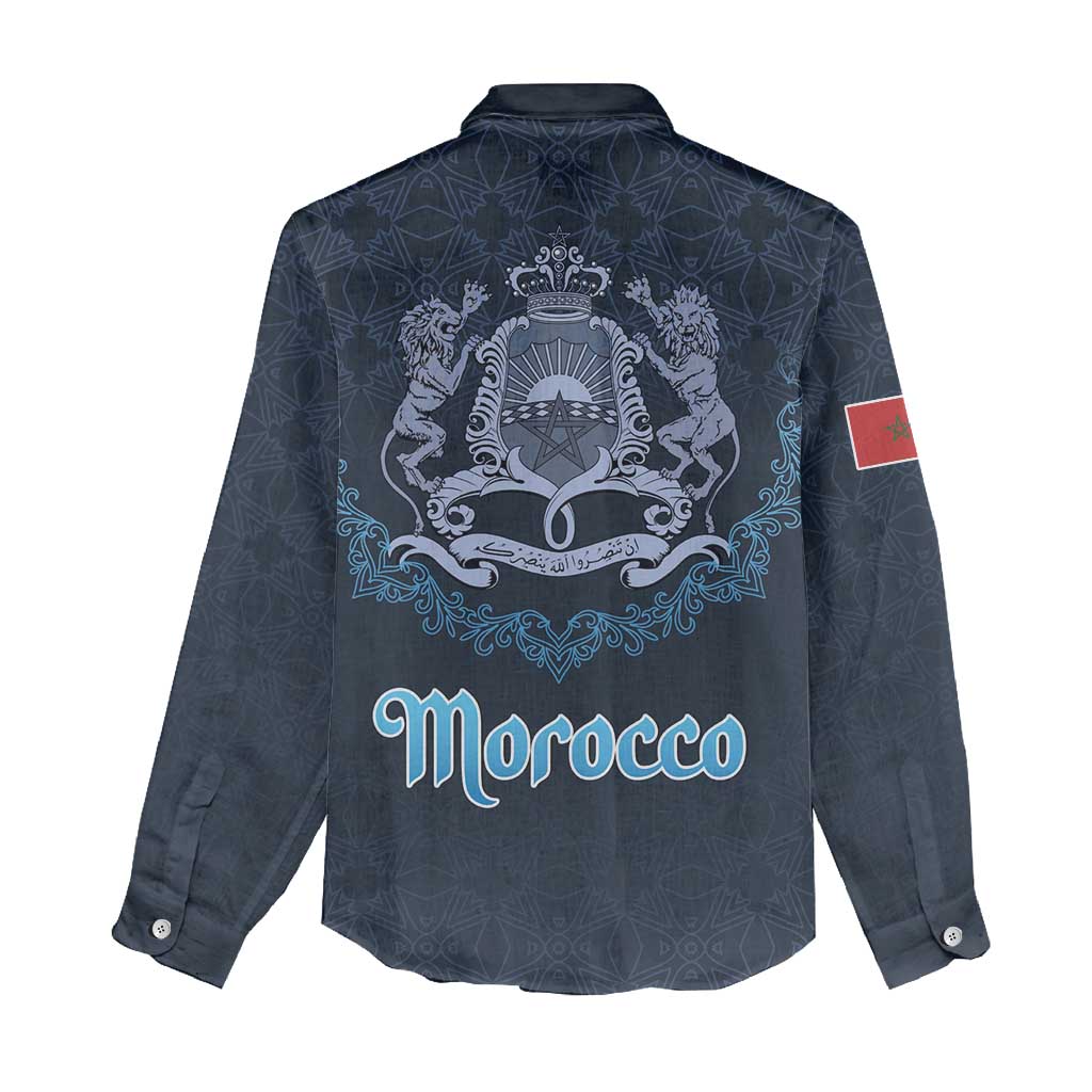 Happy Eid Al-Adha Women Casual Shirt Morocco Mubarak LT15
