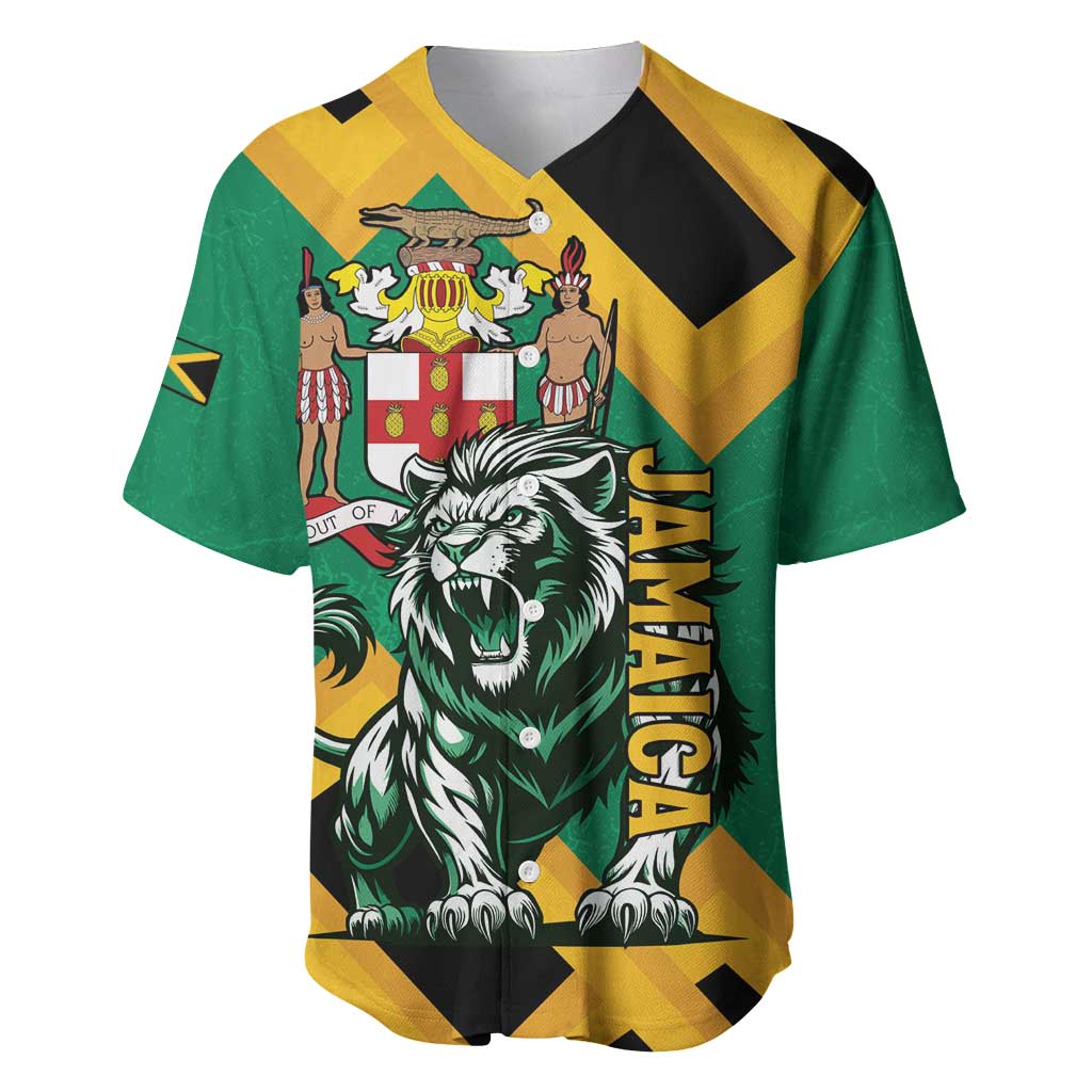 Jumieka Baseball Jersey Lion With Coat Of Arms LT15