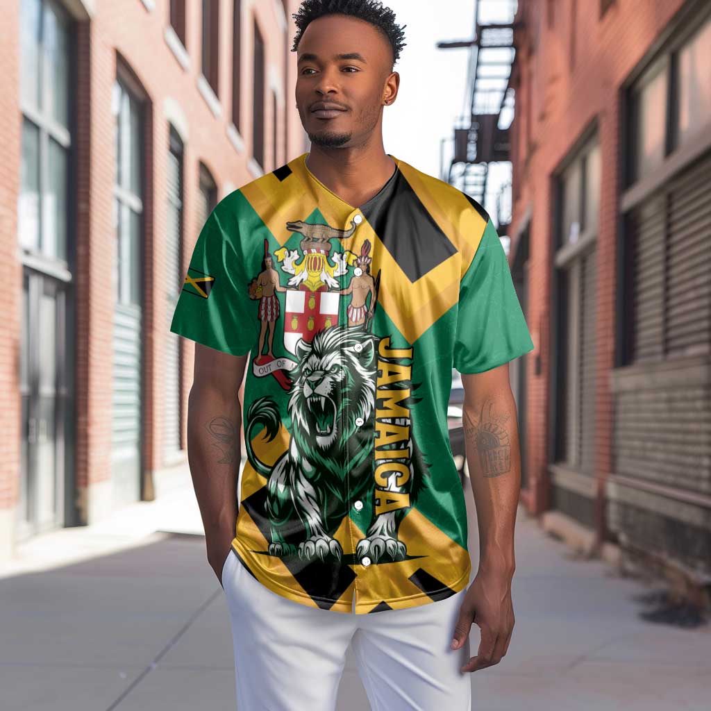 Jumieka Baseball Jersey Lion With Coat Of Arms LT15