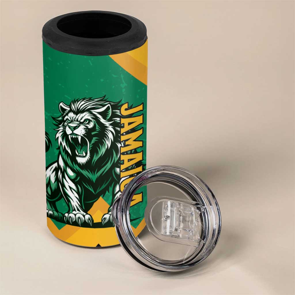 Jumieka 4 in 1 Can Cooler Tumbler Lion With Coat Of Arms LT15