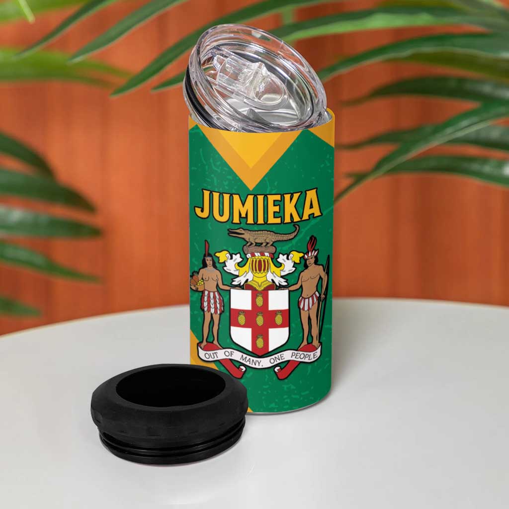 Jumieka 4 in 1 Can Cooler Tumbler Lion With Coat Of Arms LT15