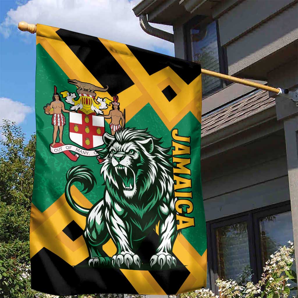Jumieka Garden Flag Lion With Coat Of Arms LT15