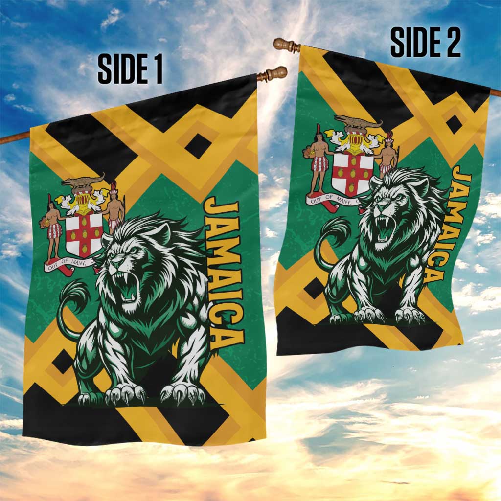 Jumieka Garden Flag Lion With Coat Of Arms LT15