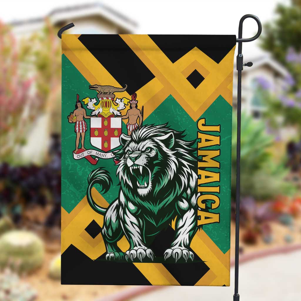 Jumieka Garden Flag Lion With Coat Of Arms LT15