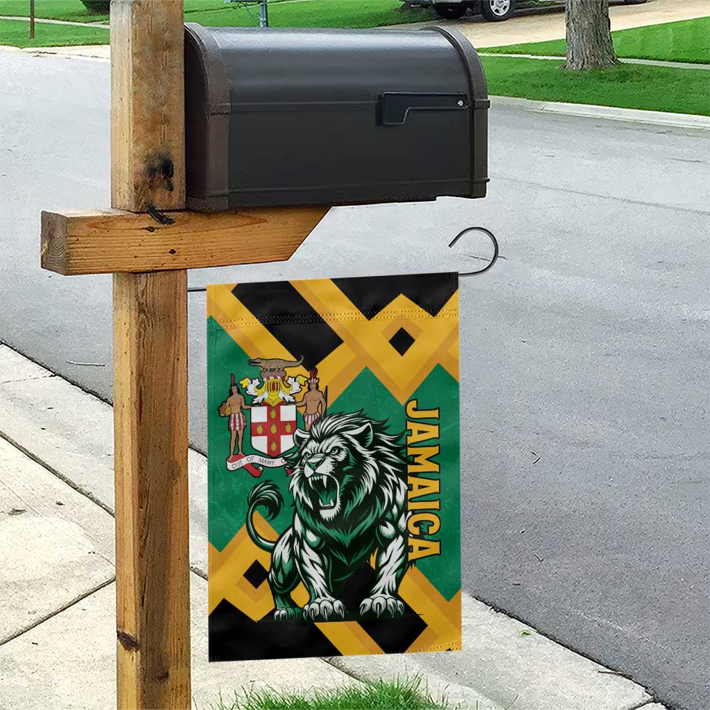 Jumieka Garden Flag Lion With Coat Of Arms LT15