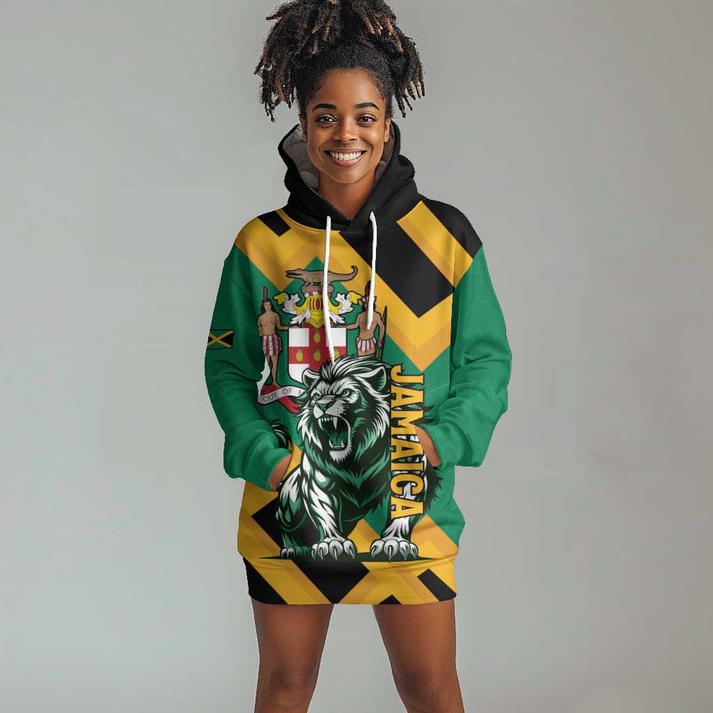 Jumieka Hoodie Dress Lion With Coat Of Arms LT15
