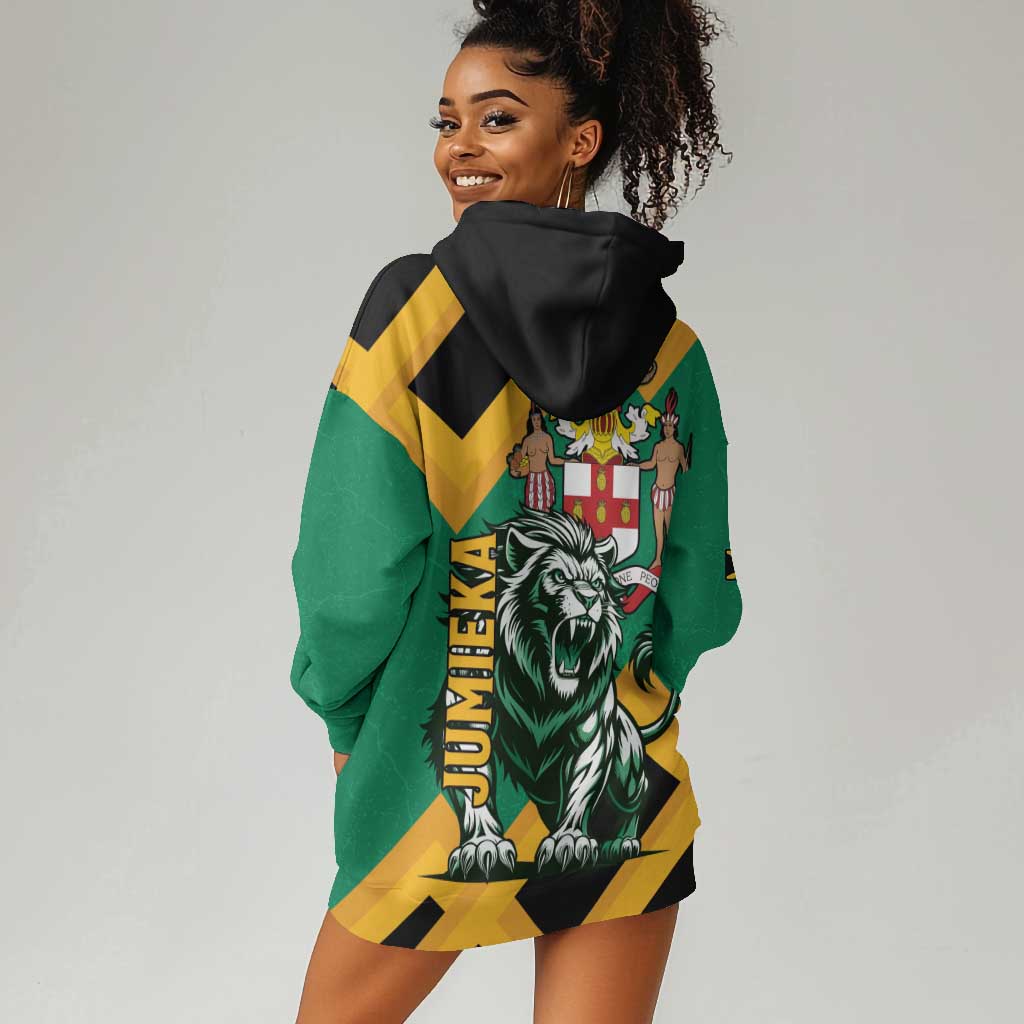 Jumieka Hoodie Dress Lion With Coat Of Arms LT15