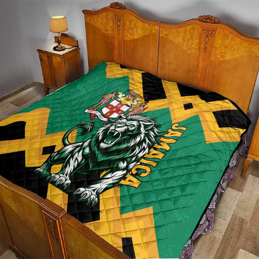 Jumieka Quilt Lion With Coat Of Arms LT15