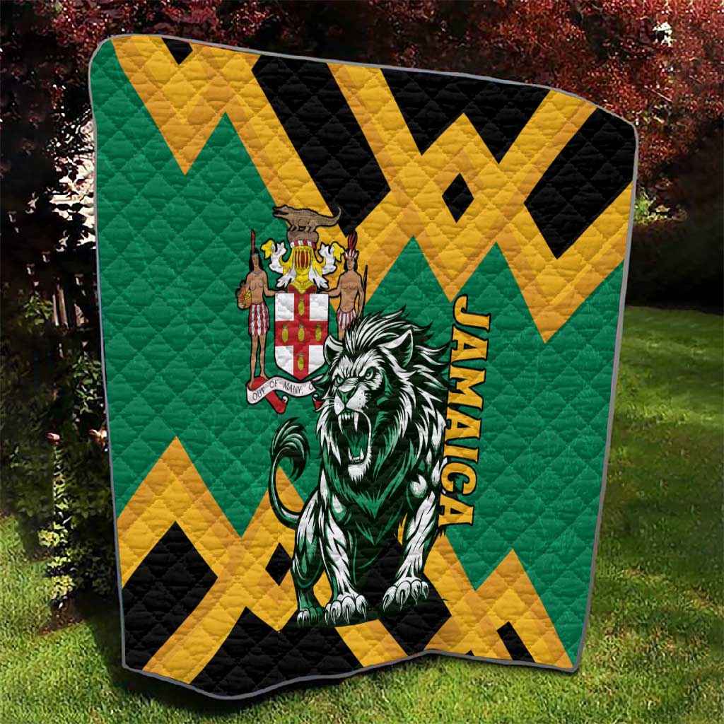 Jumieka Quilt Lion With Coat Of Arms LT15