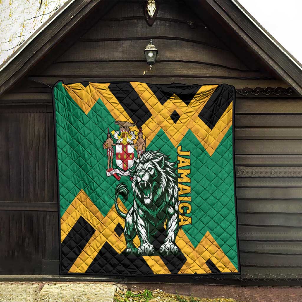Jumieka Quilt Lion With Coat Of Arms LT15