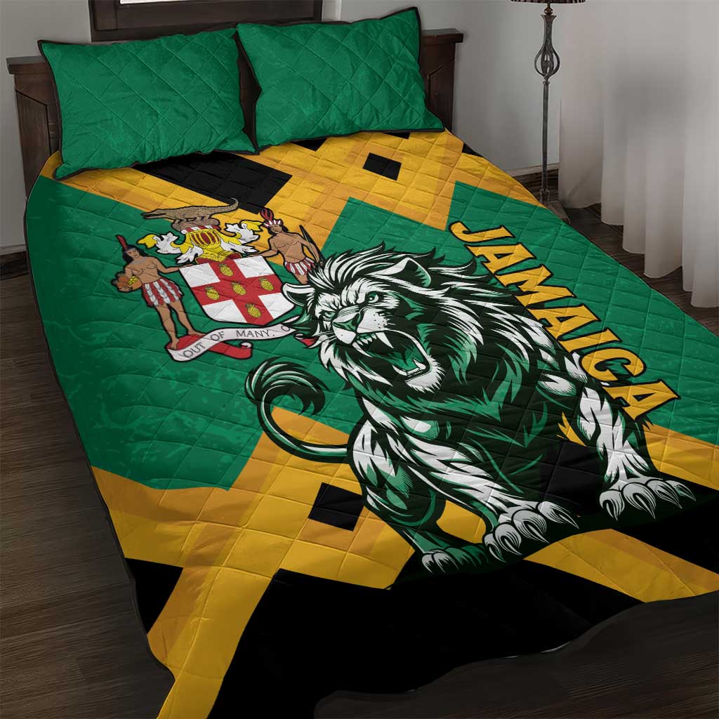 Jumieka Quilt Bed Set Lion With Coat Of Arms LT15