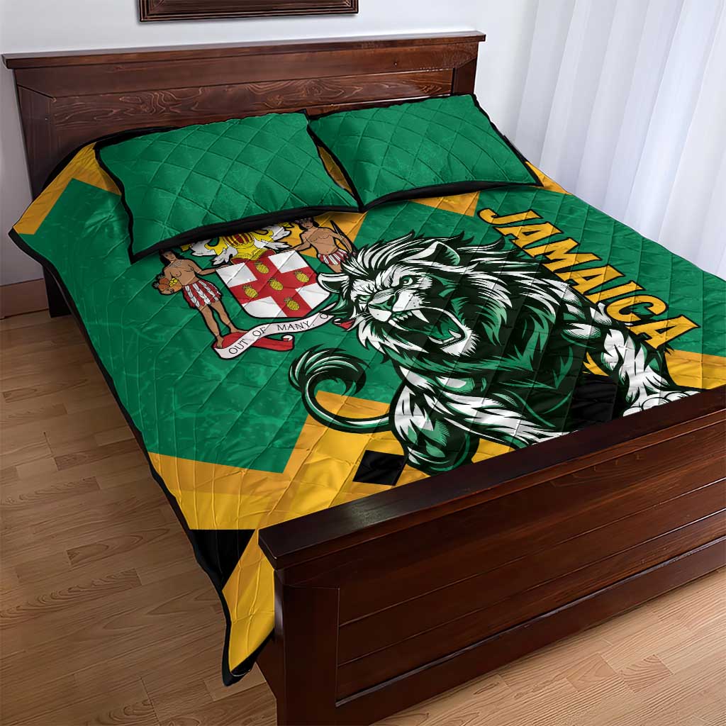 Jumieka Quilt Bed Set Lion With Coat Of Arms LT15