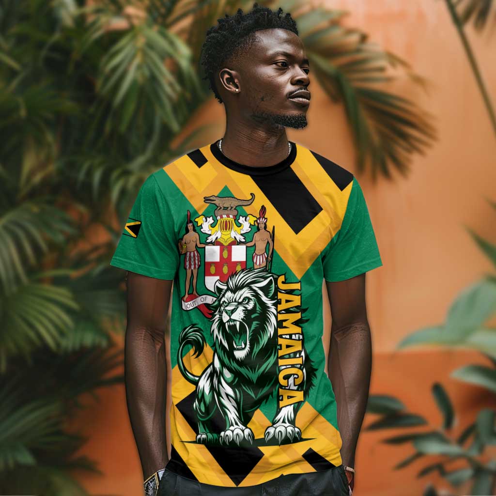 Jumieka T shirt Lion With Coat Of Arms LT15