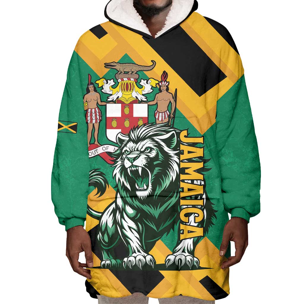 Jumieka Wearable Blanket Hoodie Lion With Coat Of Arms LT15