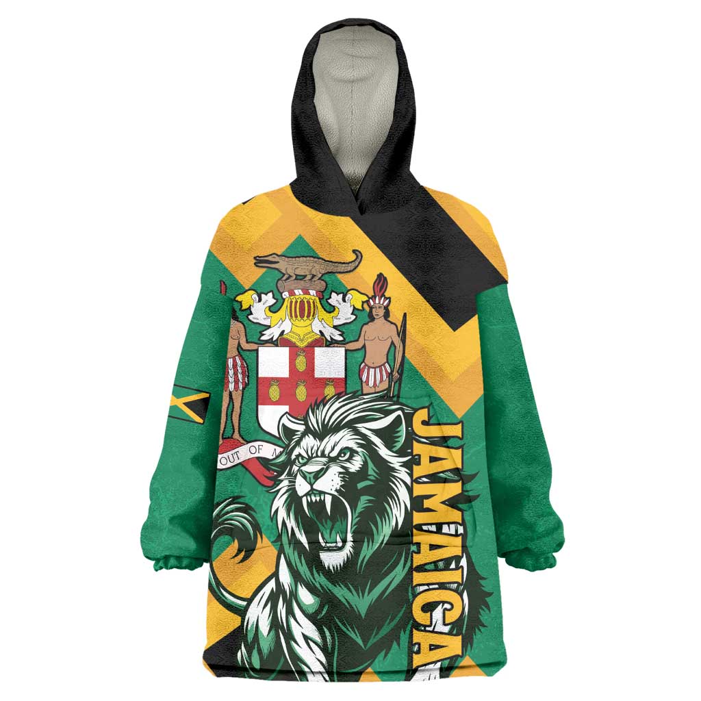 Jumieka Wearable Blanket Hoodie Lion With Coat Of Arms LT15