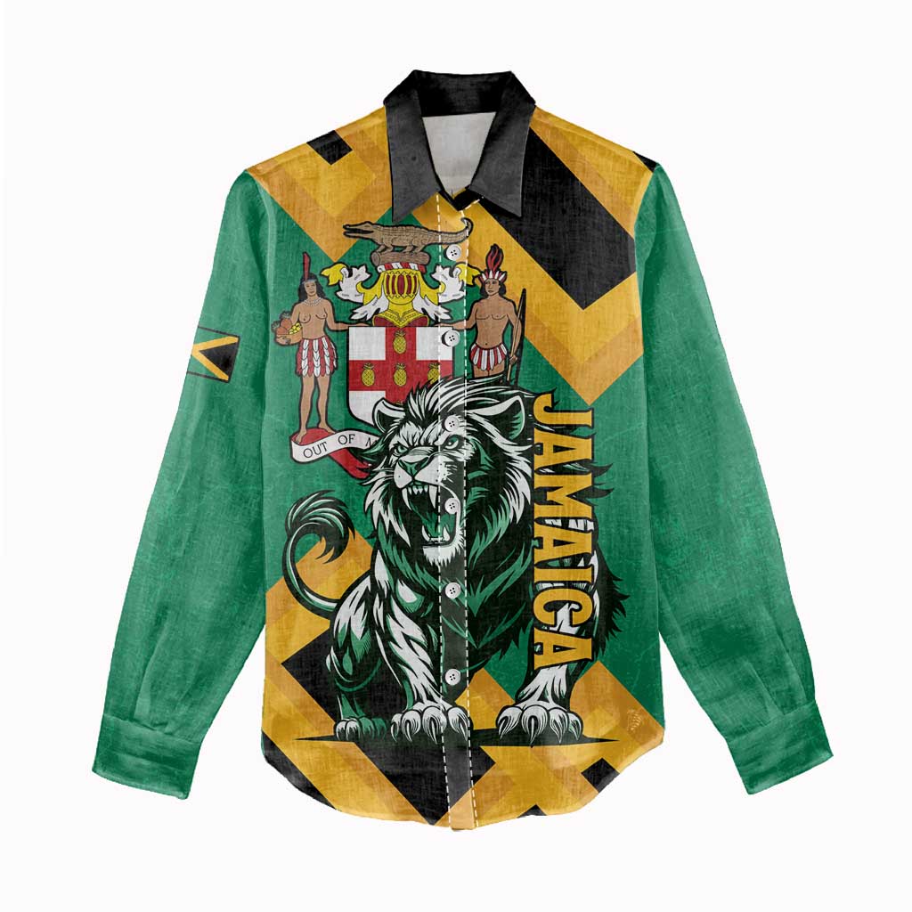 Jumieka Women Casual Shirt Lion With Coat Of Arms LT15