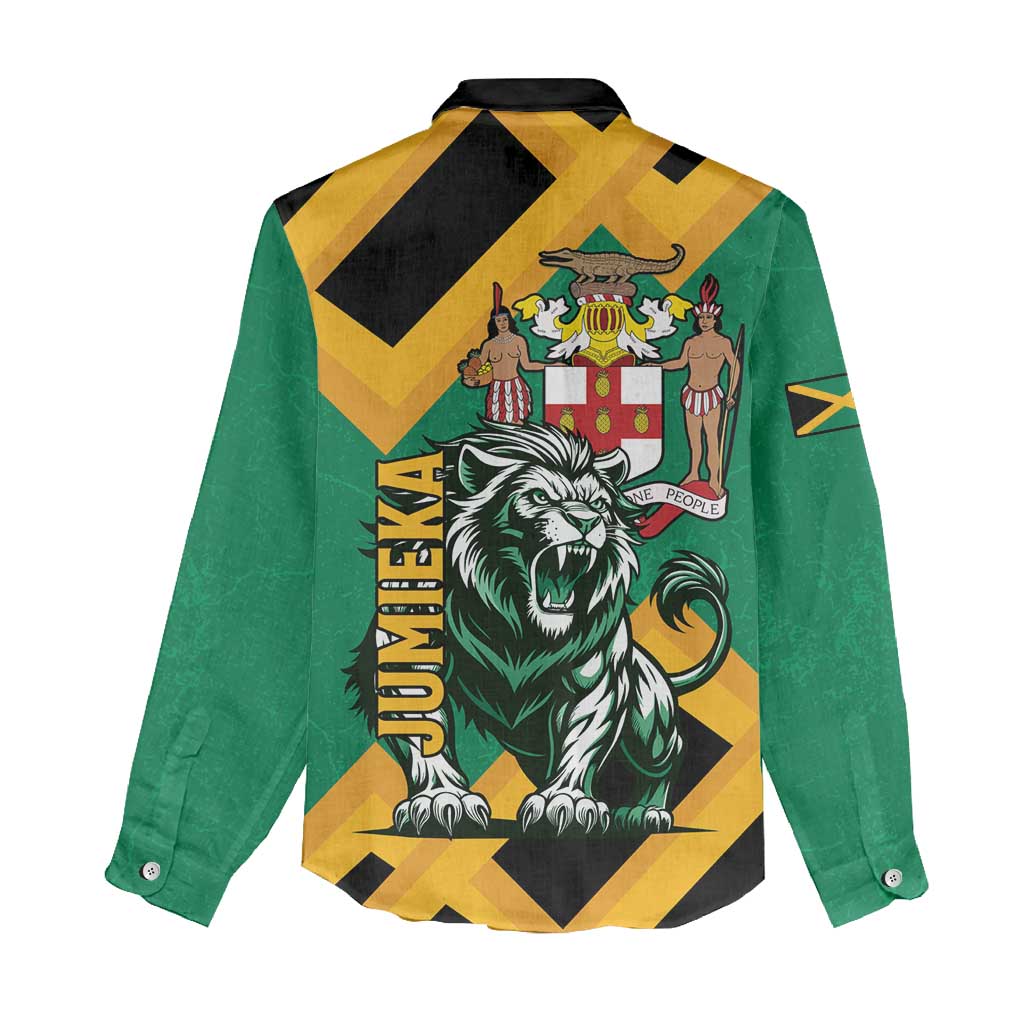 Jumieka Women Casual Shirt Lion With Coat Of Arms LT15