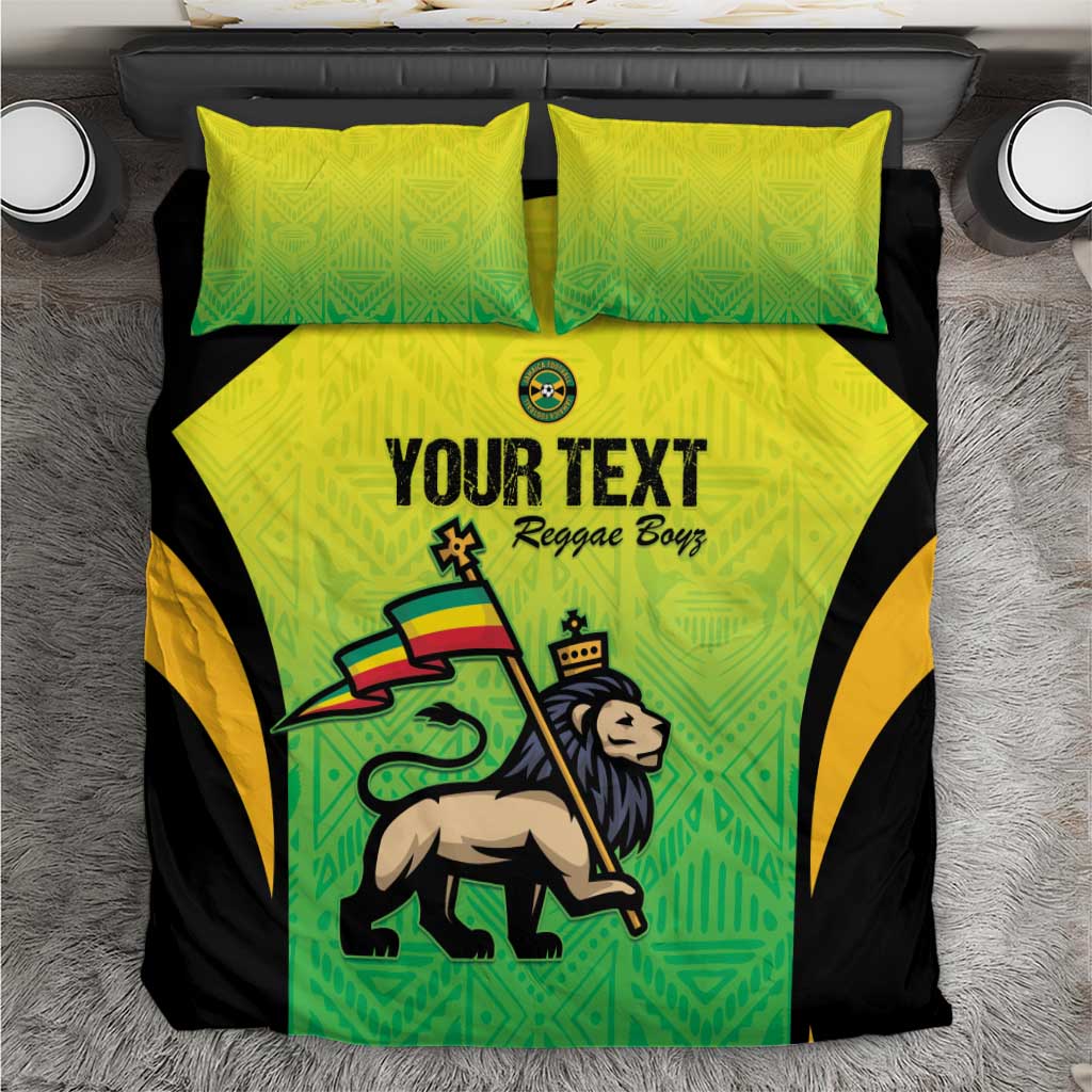 Custom Jamaica Football Bedding Set Go Champions LT15