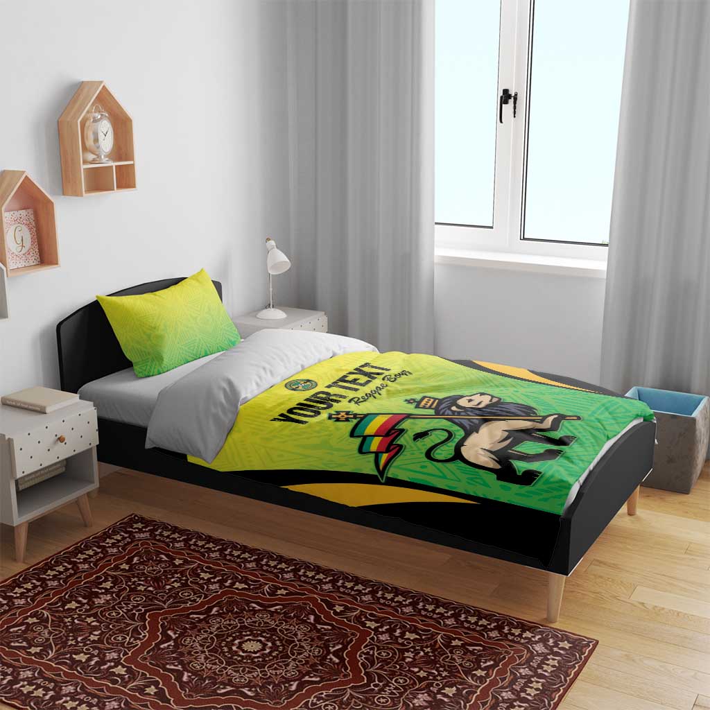 Custom Jamaica Football Bedding Set Go Champions LT15
