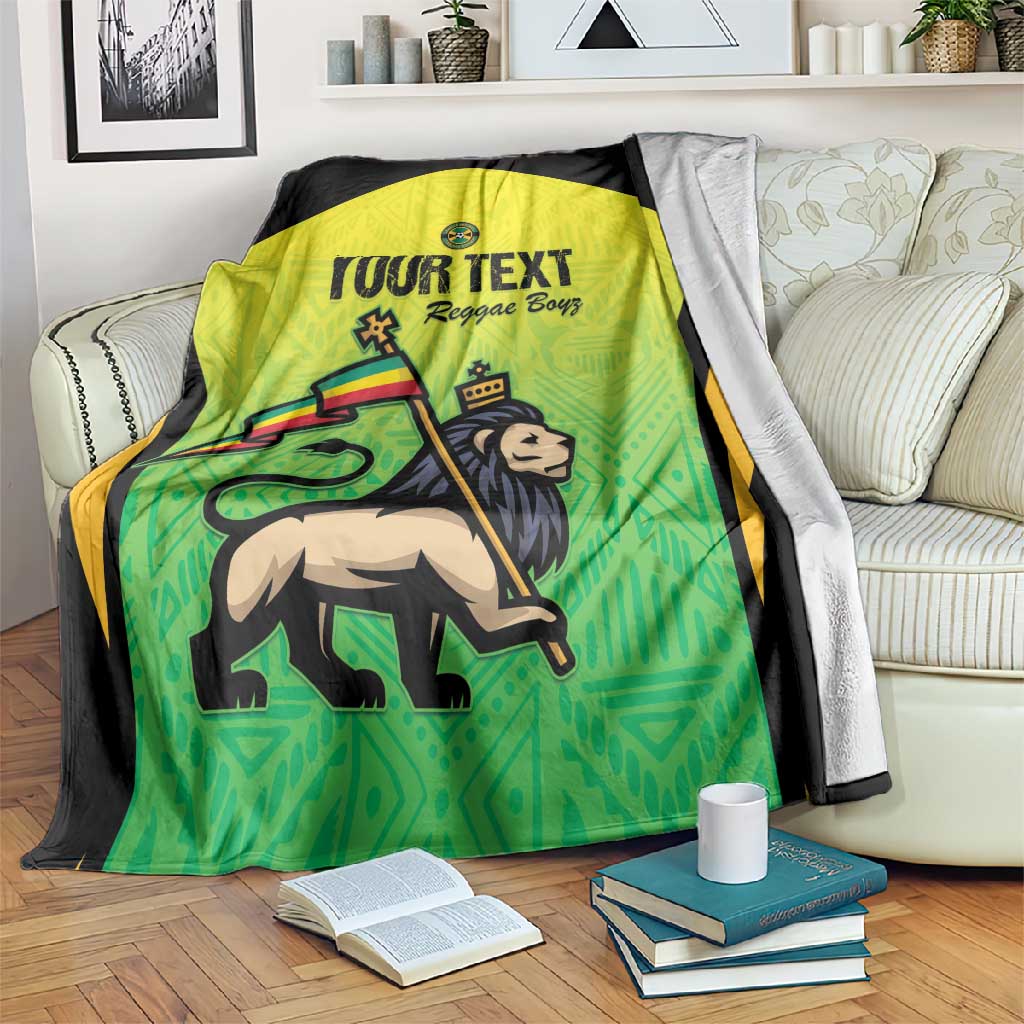 Custom Jamaica Football Blanket Go Champions LT15
